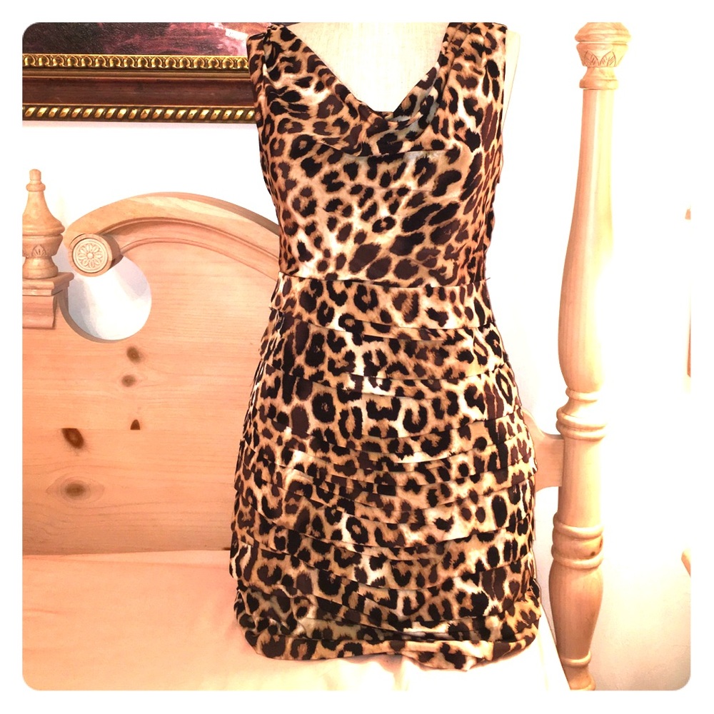 Leopard print dress